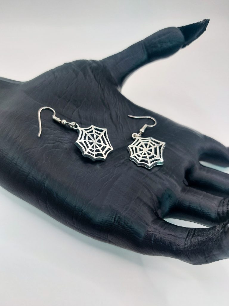 Spider Web Earrings