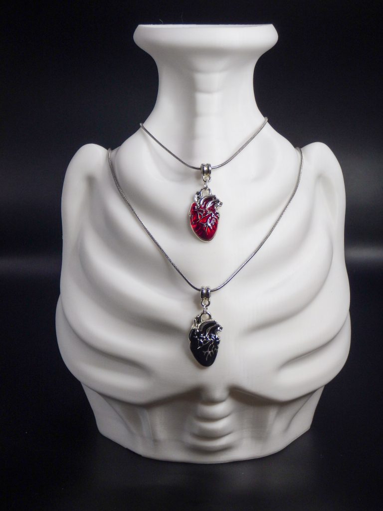 Anatomic Heart Necklace