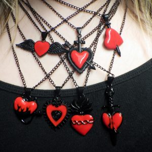 Crimson Shadow Necklaces